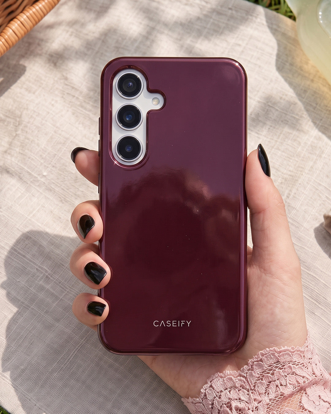 Samsung Galaxy S24 FE Burgundy Case