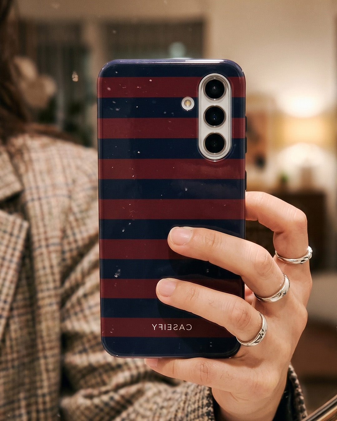 Galaxy A56 5G Navy Maroon Case