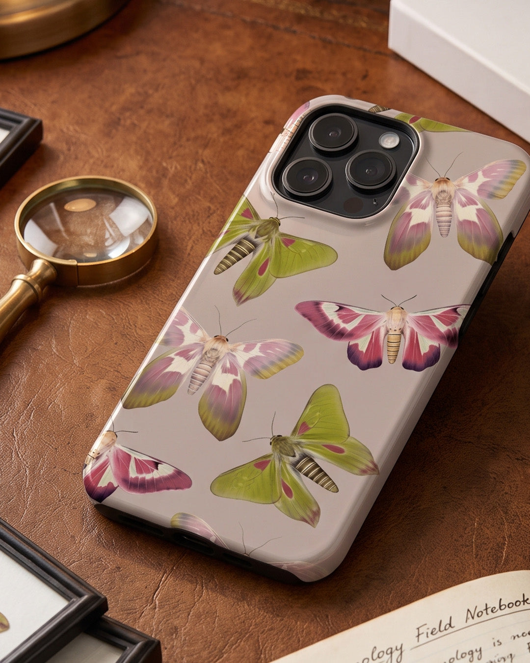 Moth Garden iPhone 15 Pro Case