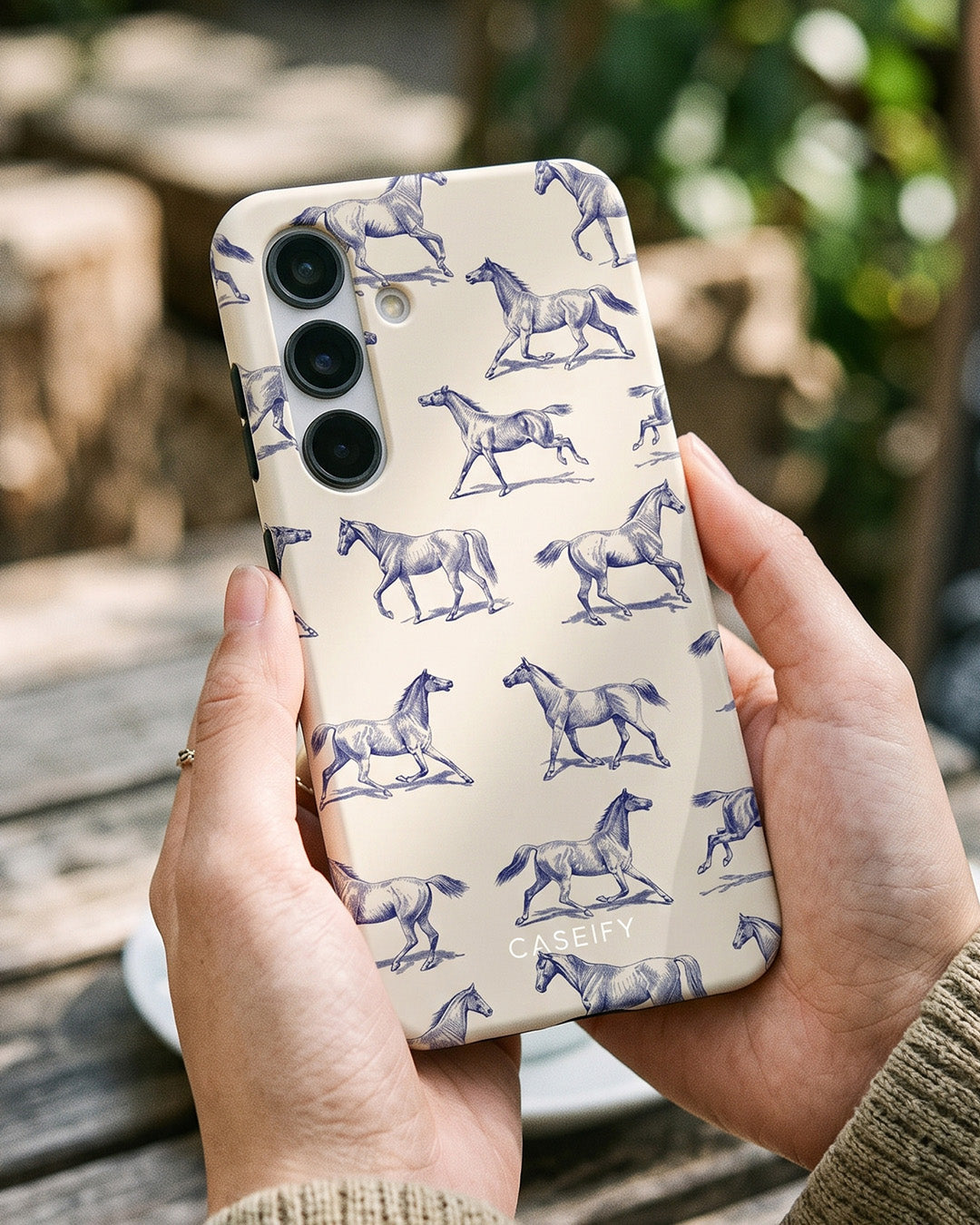 Horse Print Case for Samsung Galaxy S25 Plus