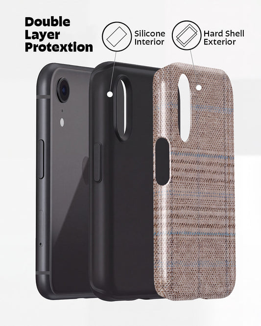 Tweed Plaid iPhone XR Case