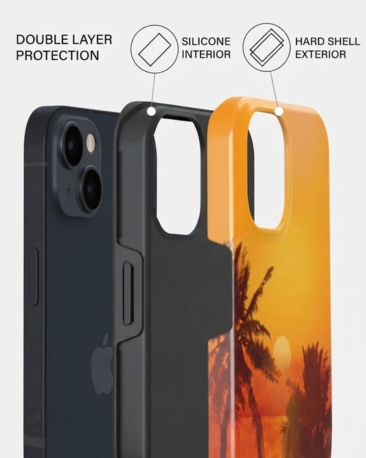 Tropical Sunset iPhone 15 Plus Case