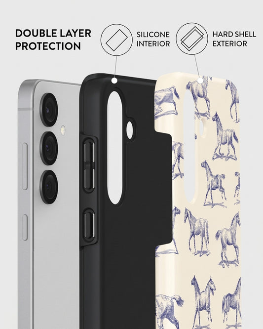 Horse Print Case for Samsung Galaxy S25 Plus