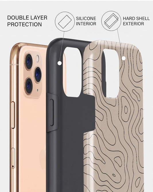 Topographic Line iPhone 11 Pro Case