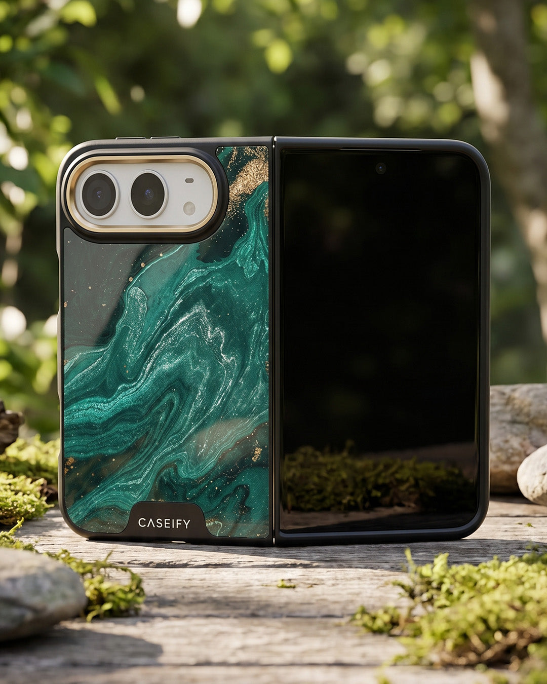 Emerald Marble iPhone Duo Case
