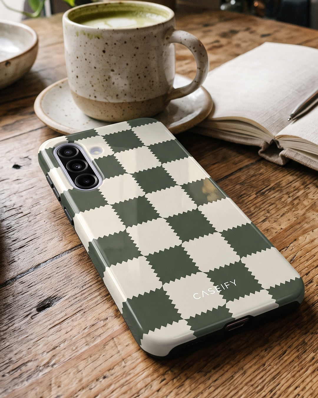 Galaxy A56 5G Olive Check Case