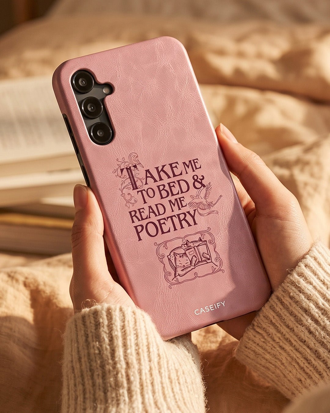 Dusty Rose Quote Samsung Galaxy A25 Case