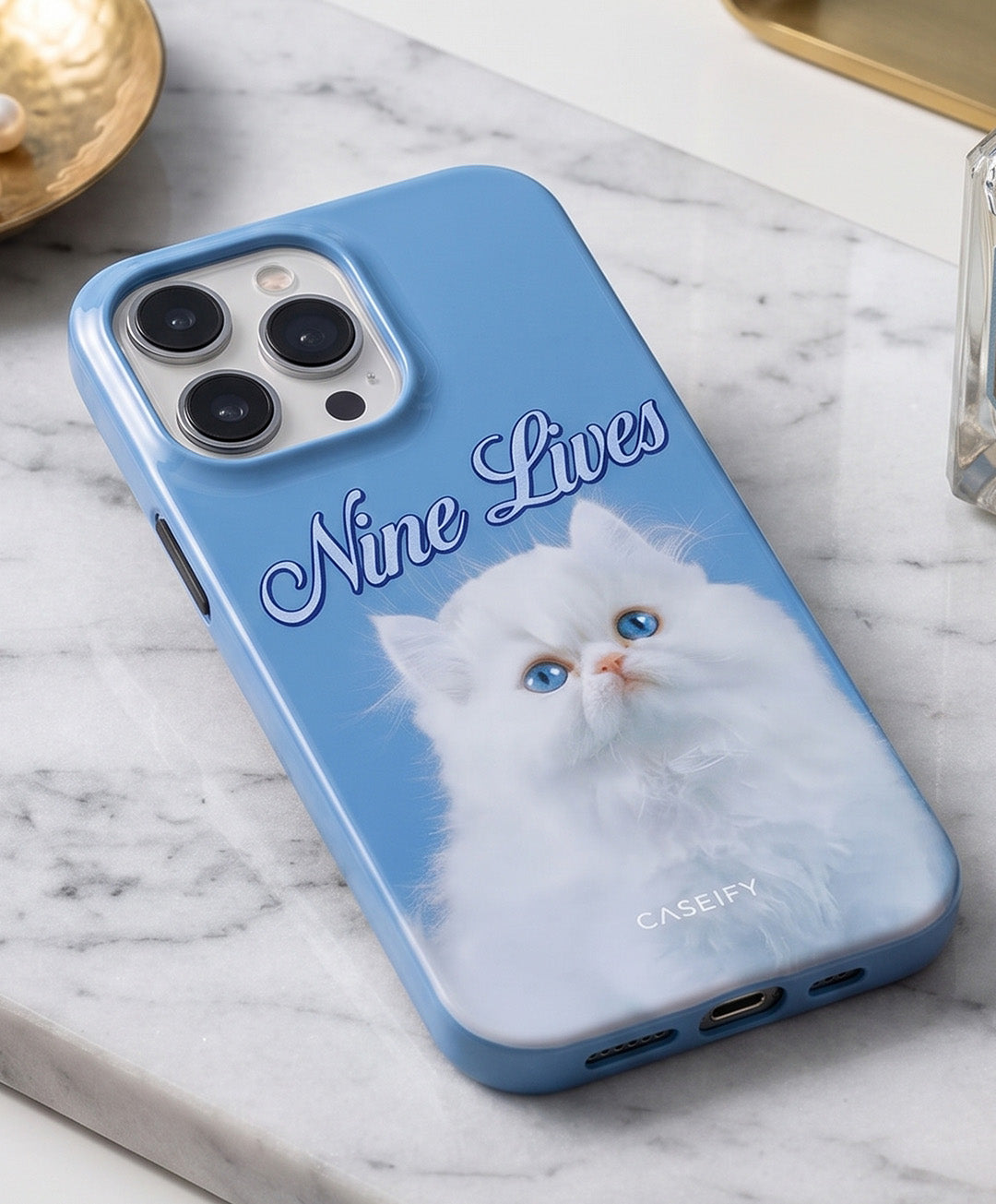 Nine Lives Cat iPhone 14 Pro Case