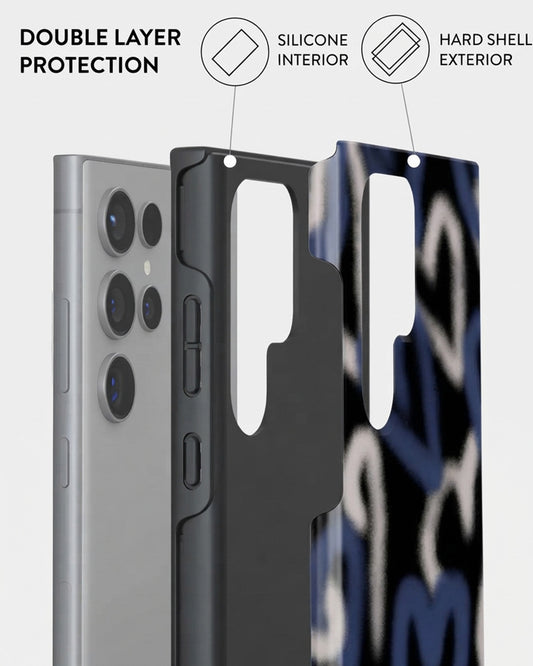 Galaxy S24 Heart Print Case