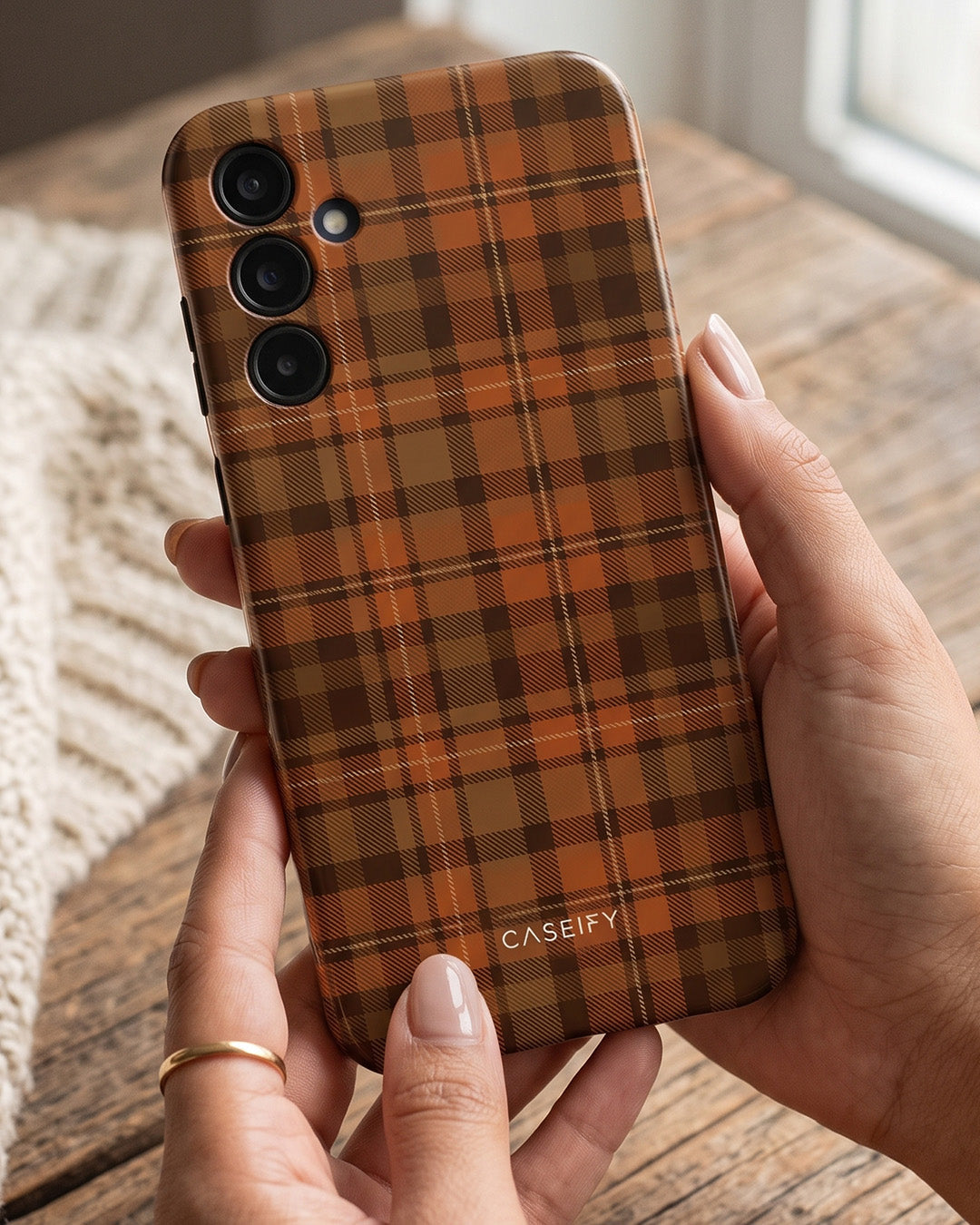 Autumn Tartan Plaid Samsung Galaxy A15 5G Case