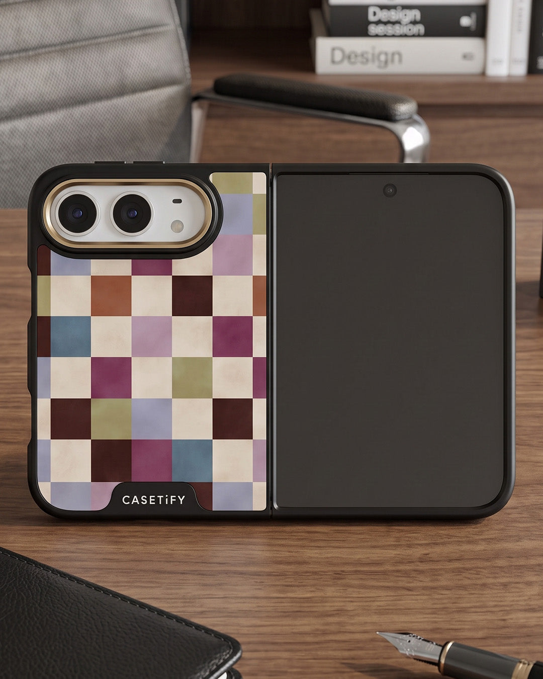 Multicolor Checkerboard iPhone Duo Case