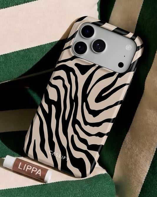 Zebra Print iPhone 18 Pro Max Case