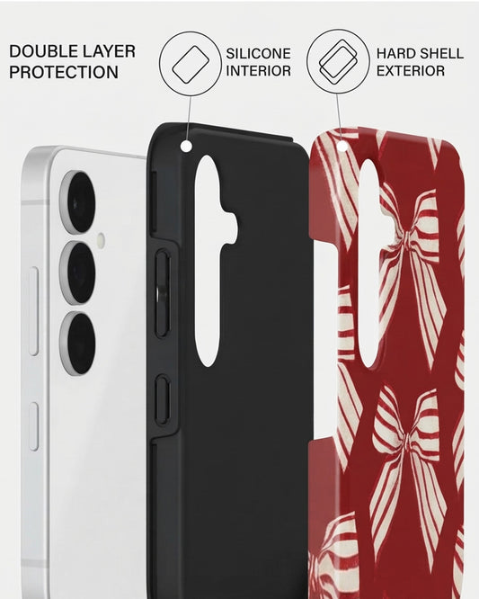 Red Bow Case for Samsung Galaxy S25 FE