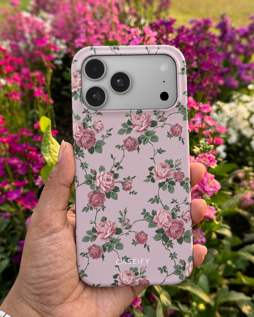 Pink Rose Floral iPhone 18 Pro Max Case
