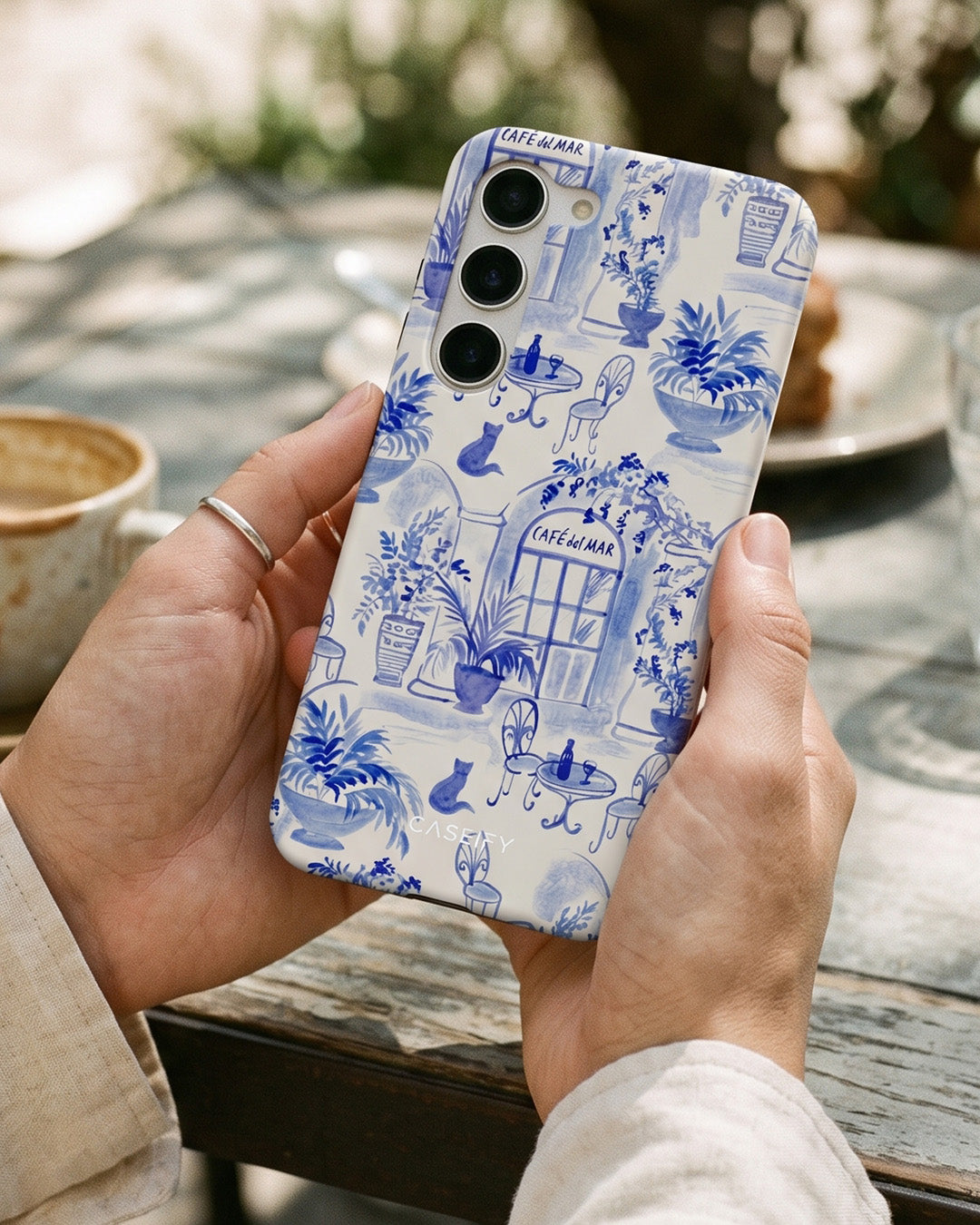 Galaxy S25 Blue Toile Case