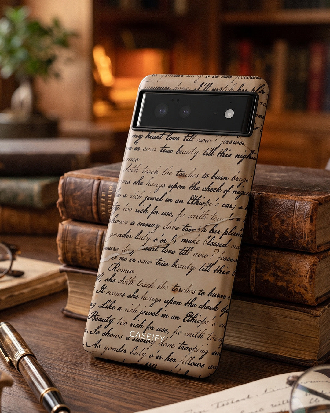 Vintage Script Pixel 6 Pro Case