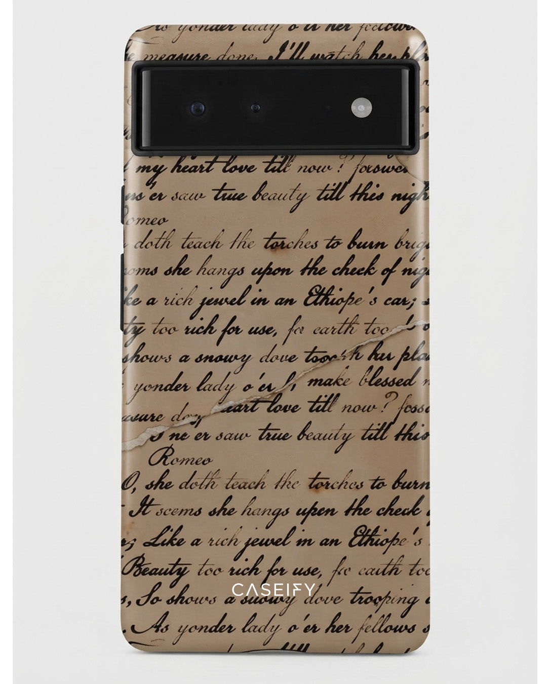 Vintage Script Pixel 6 Pro Case