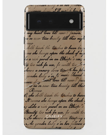 Vintage Script Pixel 6 Pro Case