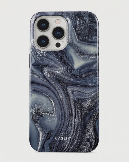 Midnight Glitter Marble iPhone 13 Pro Case