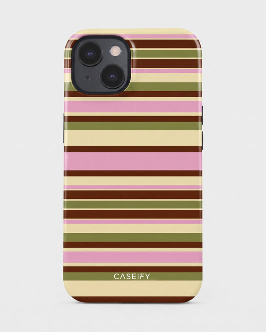 Retro Candy Stripe iPhone 15 Plus Case