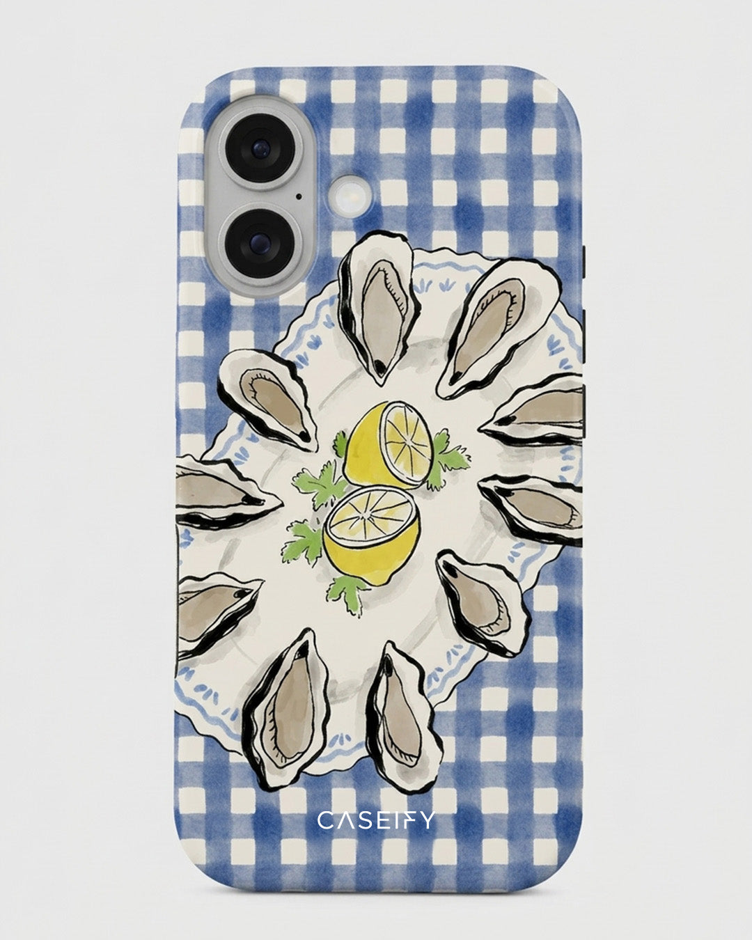 Oysters & Lemon iPhone 16 Plus Case