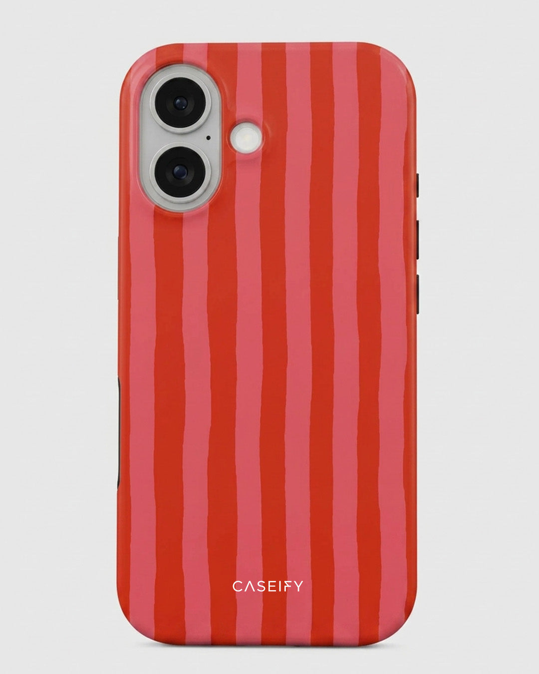 Coral Stripe iPhone 17 Case