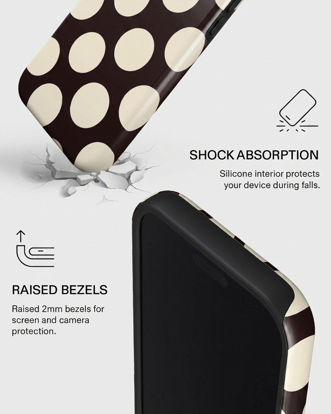 Bold Polka Dot iPhone 17 Pro Max Case