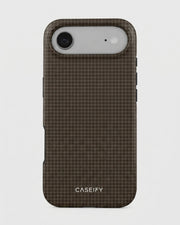 Brown Windowpane Plaid iPhone Air Case