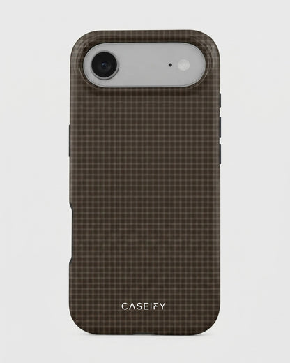 Brown Windowpane Plaid iPhone Air Case