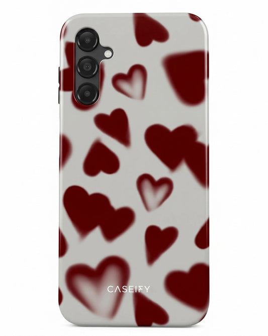 Red Heart Print Samsung Galaxy A25 Case