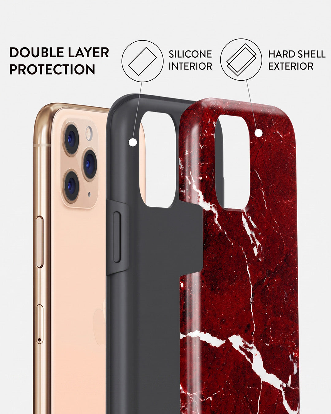 Red Marble iPhone 11 Pro Max Case
