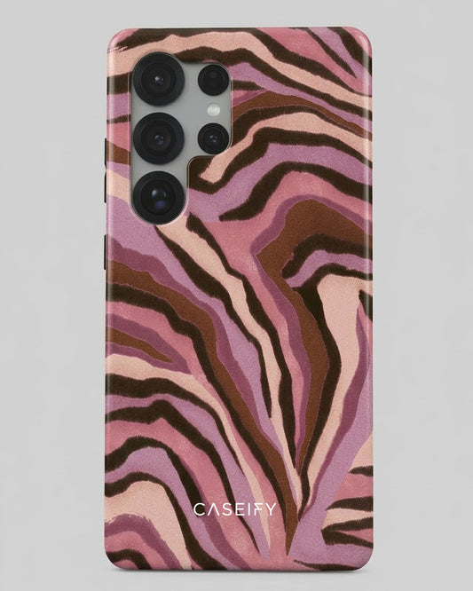 Pink Animal Print Case for Samsung Galaxy S25 Ultra