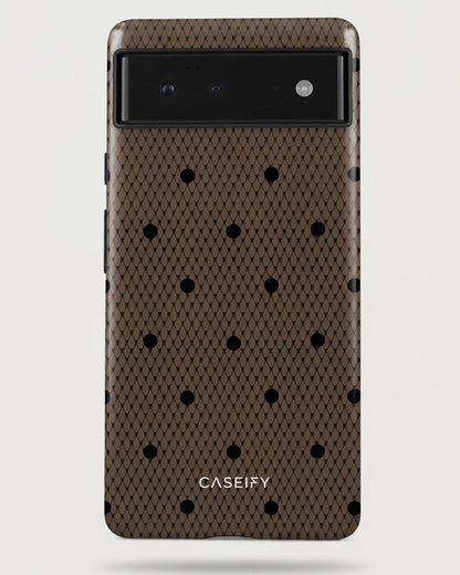 Brown Dotted Pixel 6 Pro Case