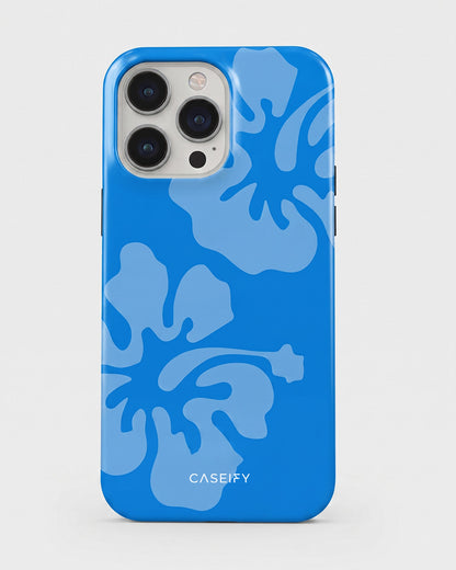 Blue Hibiscus iPhone 13 Pro Case