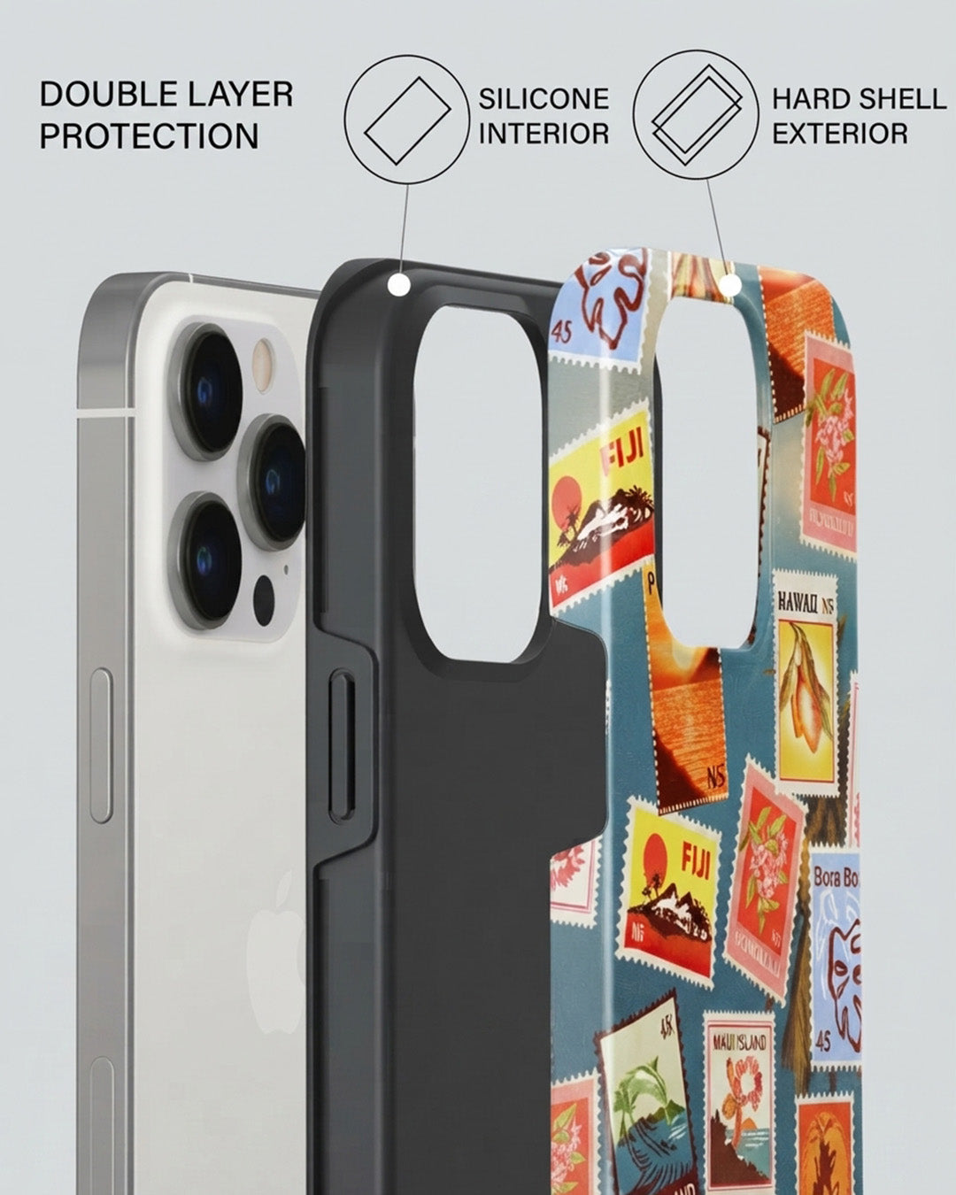 Island Postage Stamps iPhone 14 Pro Max Case
