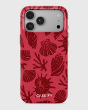 Red Coastal Shell iPhone 18 Pro Case