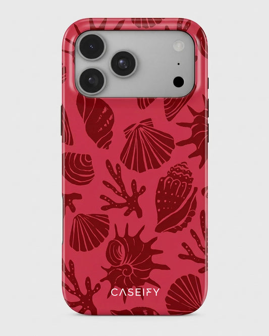 Red Coastal Shell iPhone 18 Pro Case