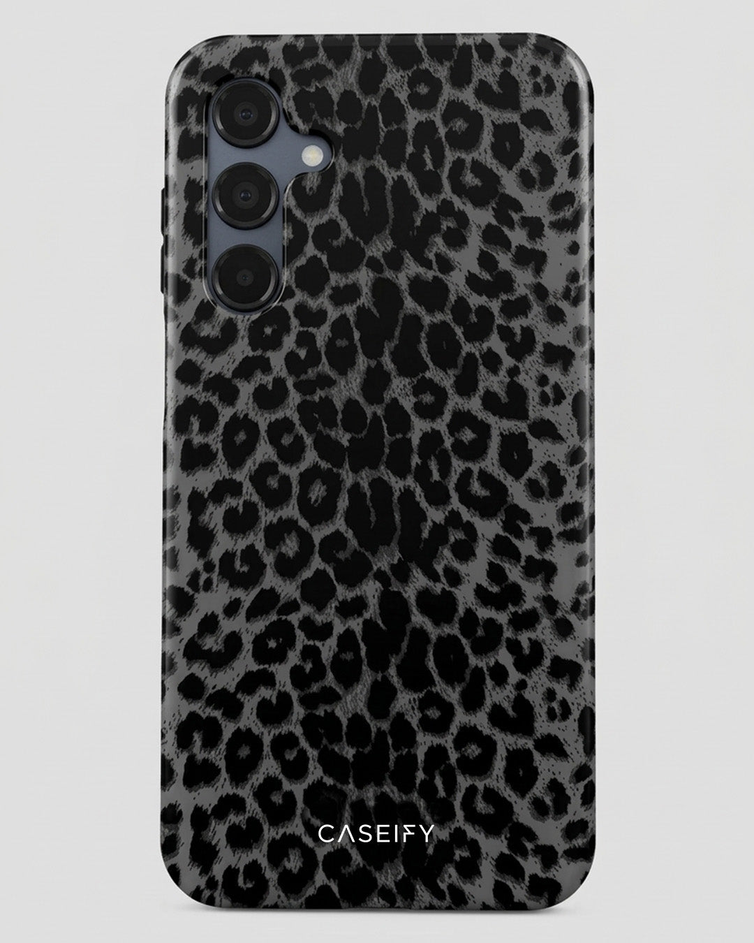 Grey Leopard Print Samsung Galaxy A16 Case