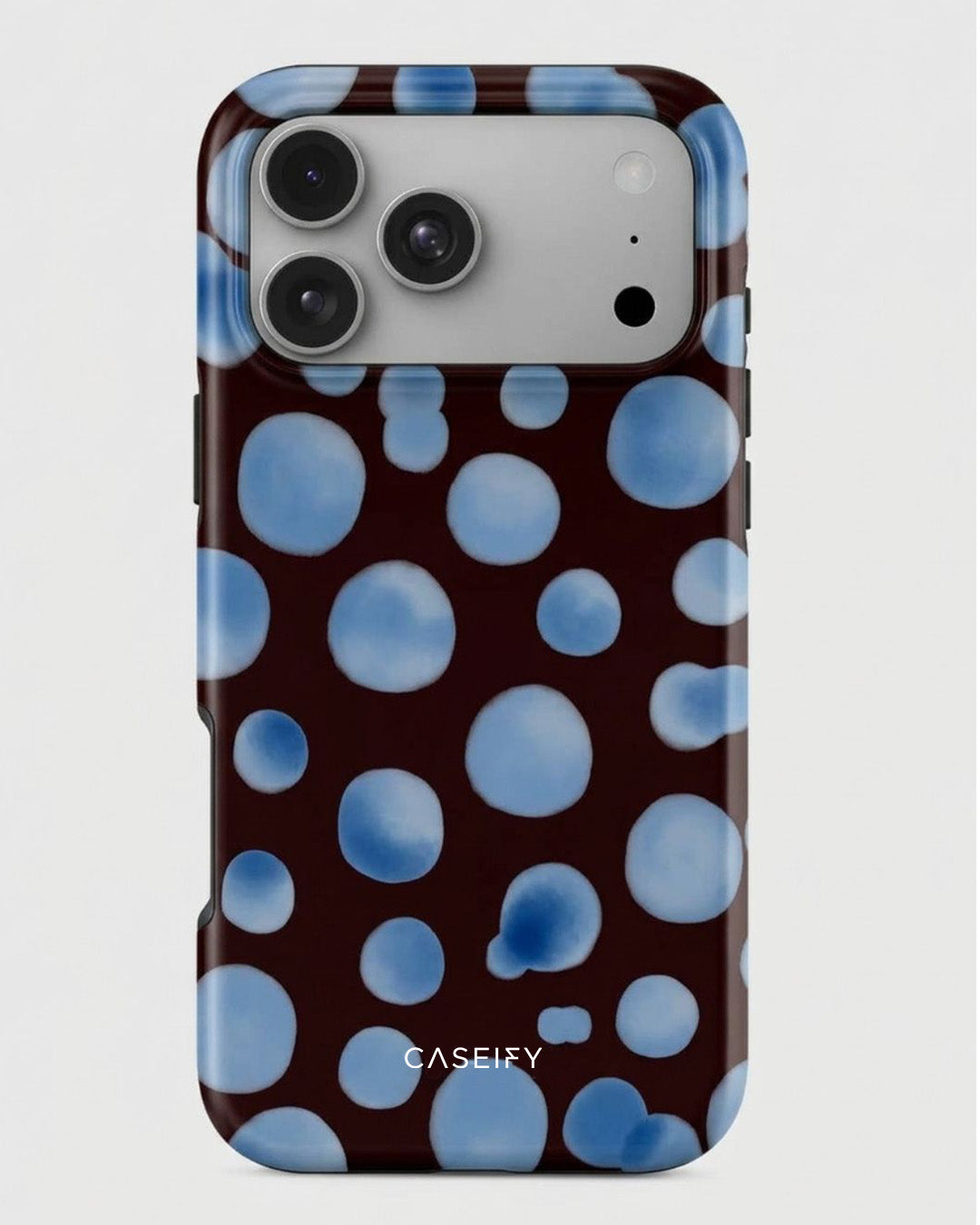 Blue Polka Dot iPhone 17 Pro Max Case