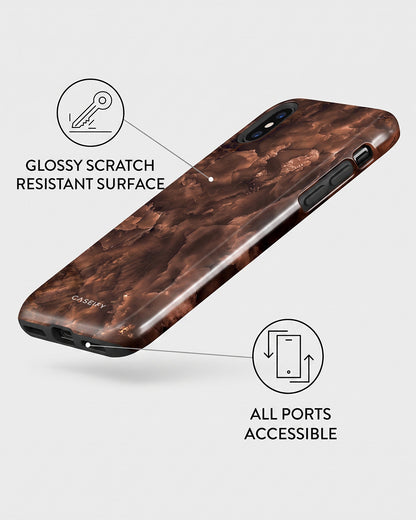 Copper Marble iPhone XS Max Case