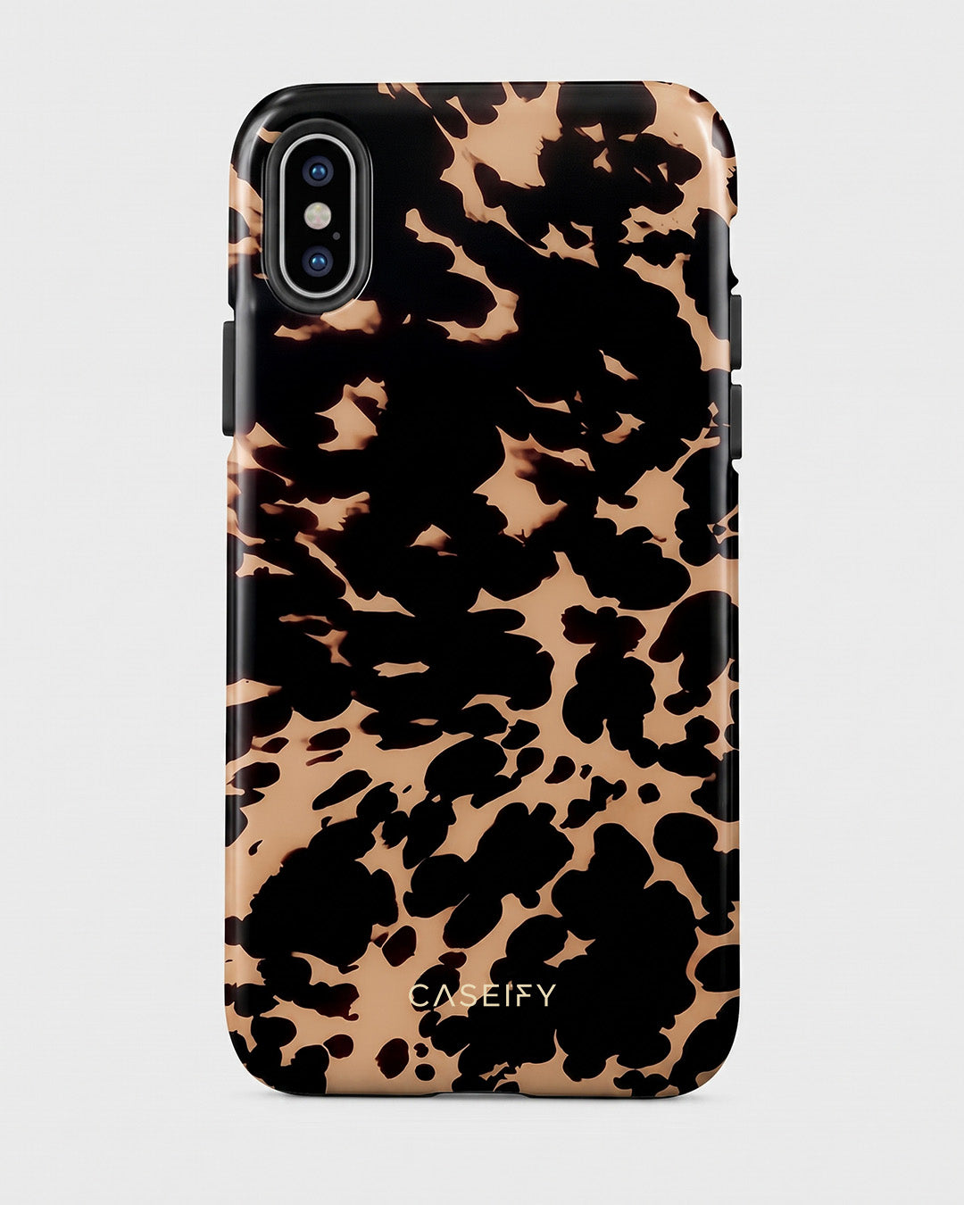 Leopard Bow Print iPhone XS Case
