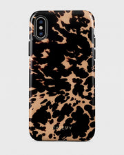 Leopard Bow Print iPhone XS Case