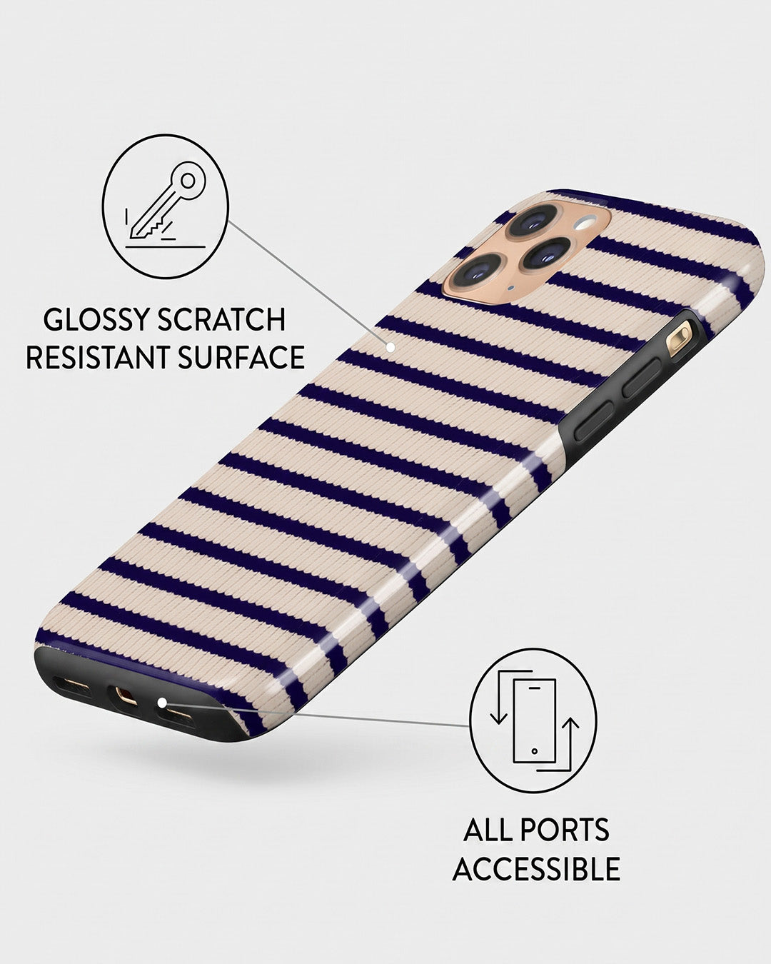 Knit Stripe iPhone 11 Pro Case