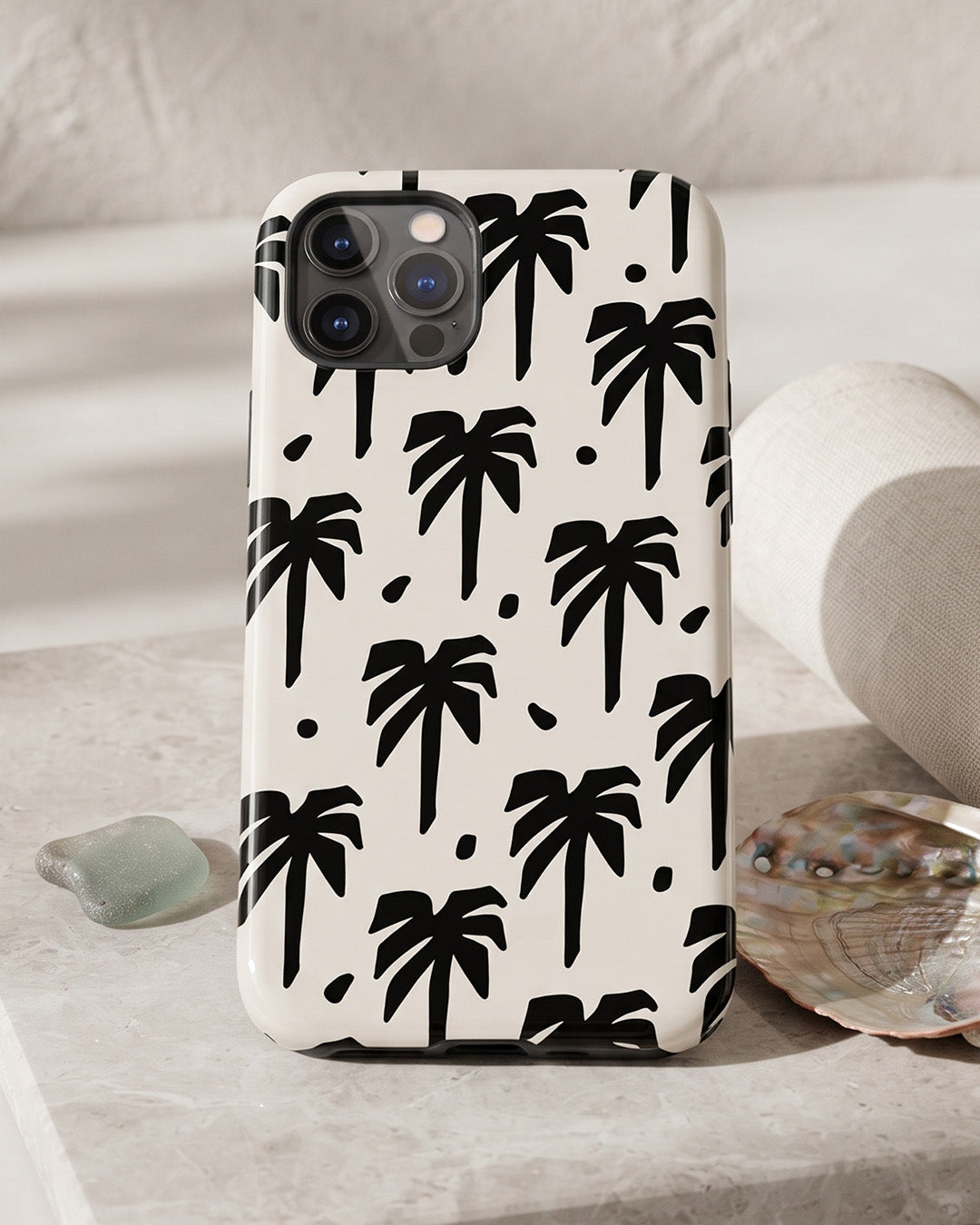 Palm Tree Print iPhone 12 Pro Max Case