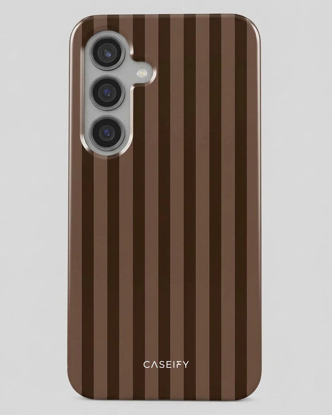 Galaxy S24 Plus Brown Striped Case