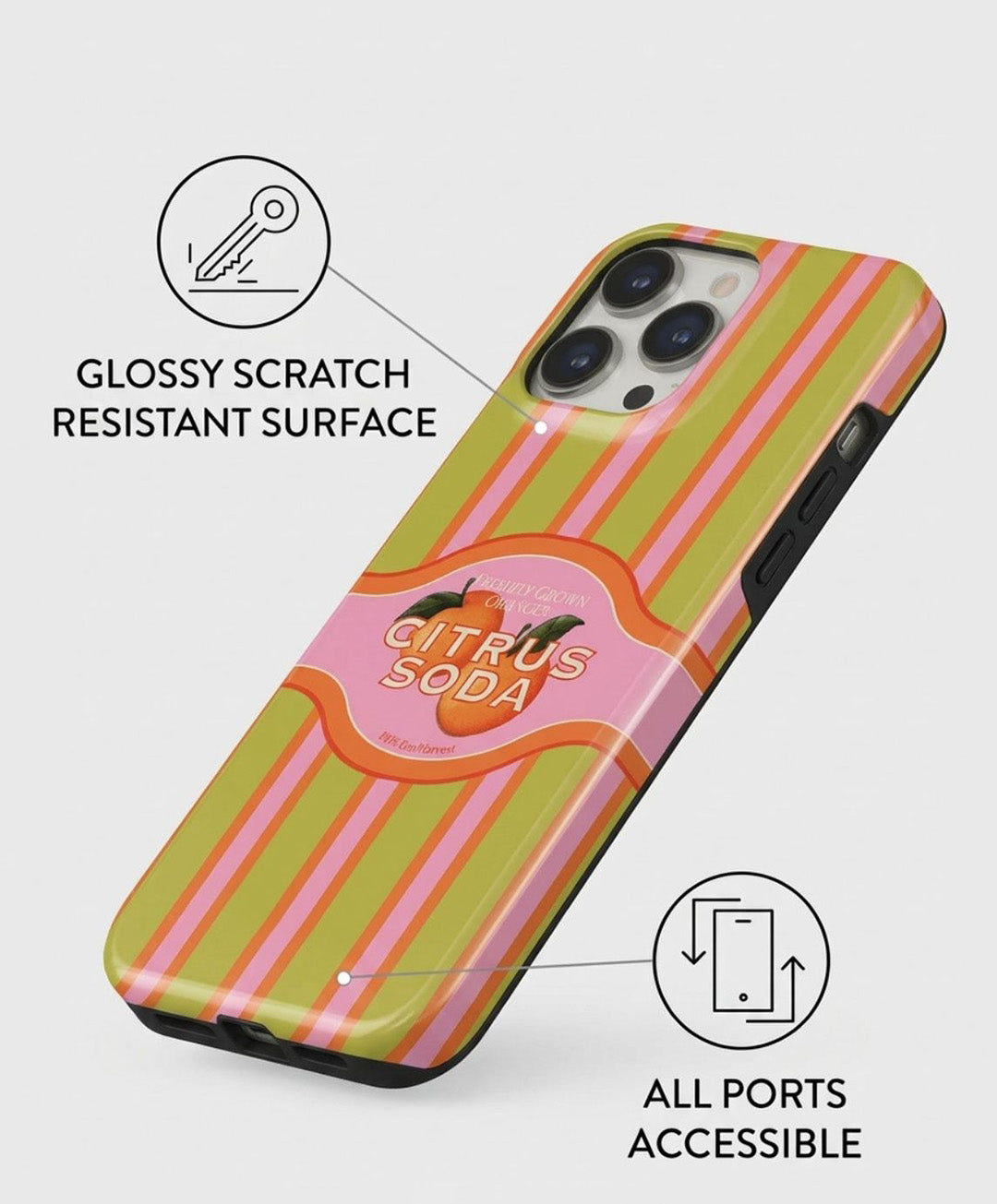 Citrus Soda iPhone 14 Pro Max Case