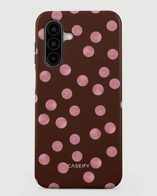 Galaxy A17 Brown Dot Case