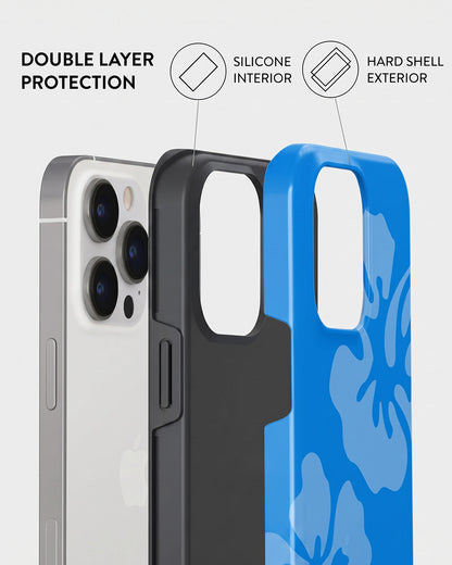 Blue Hibiscus iPhone 13 Pro Max Case