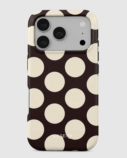 Cream Polka Dot iPhone 17 Pro Case