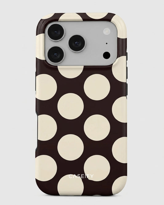 Cream Polka Dot iPhone 17 Pro Case